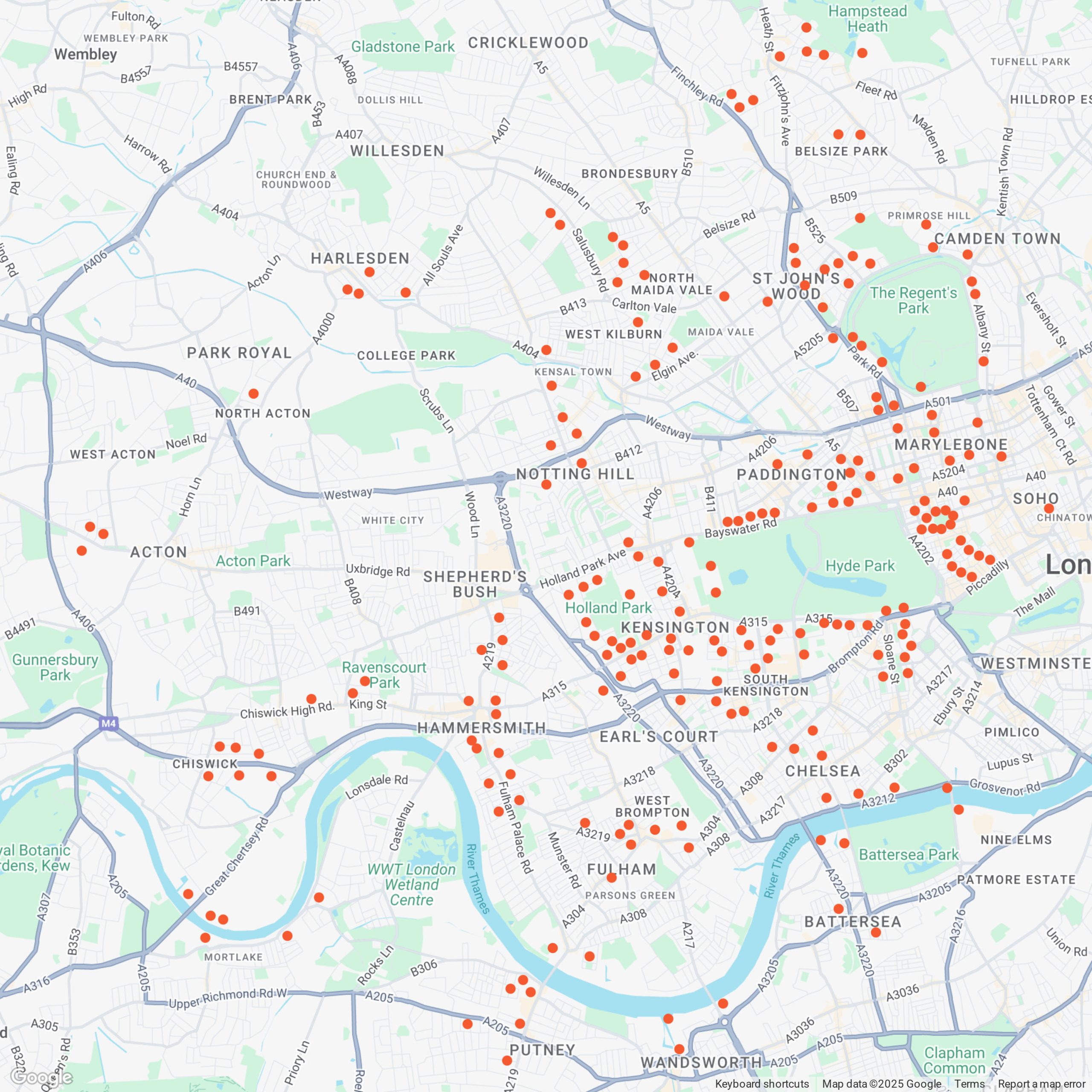 LondonPrestigiousLocationsMap